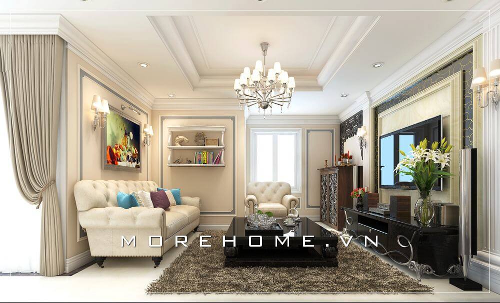 Sofa chung cư tân cổ điển Sofa chung cư tân cổ điển