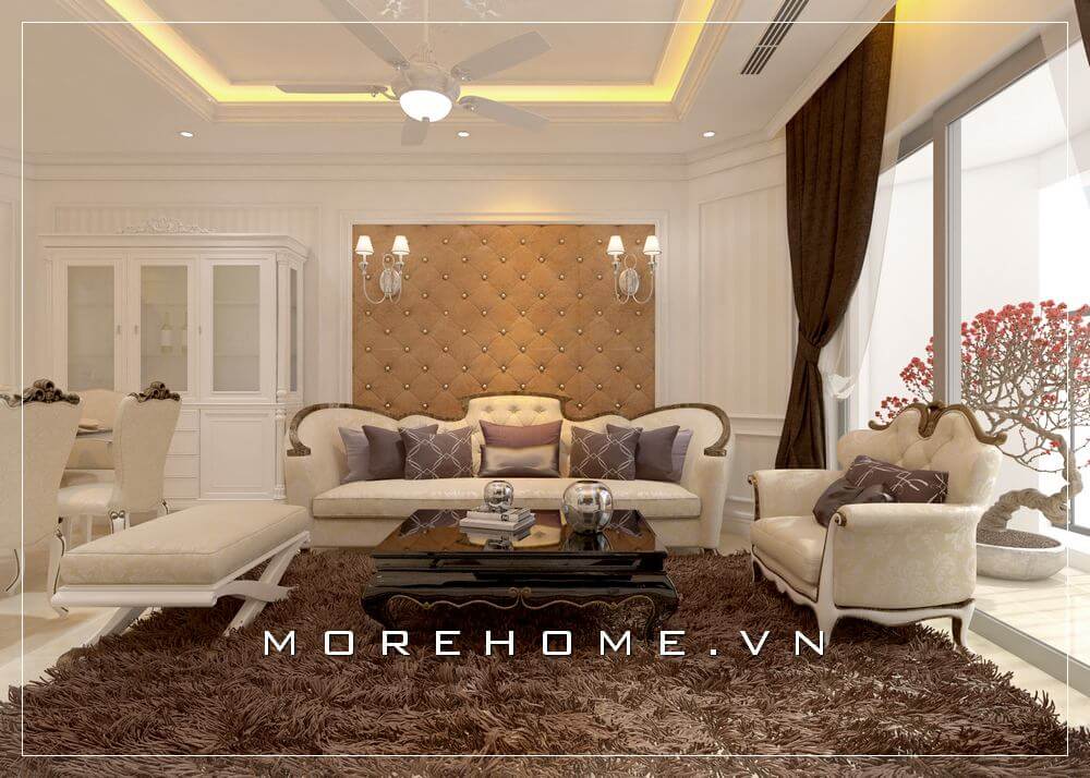 Sofa chung cư tân cổ điển Sofa chung cư tân cổ điển