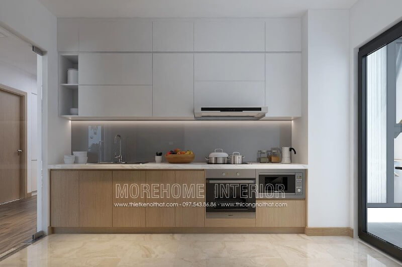 Tủ bếp Laminate với đa dạng màu sắc, đặc biệt có cả màu vân gỗ đặc trưng cùng bề mặt sần có khả năng chống trầy xước cực cao được sử dụng rất nhiều trong các hạng mục nội thất, trong đó có tủ bếp Tủ bếp đẹp, sang trọng và đẳng cấp