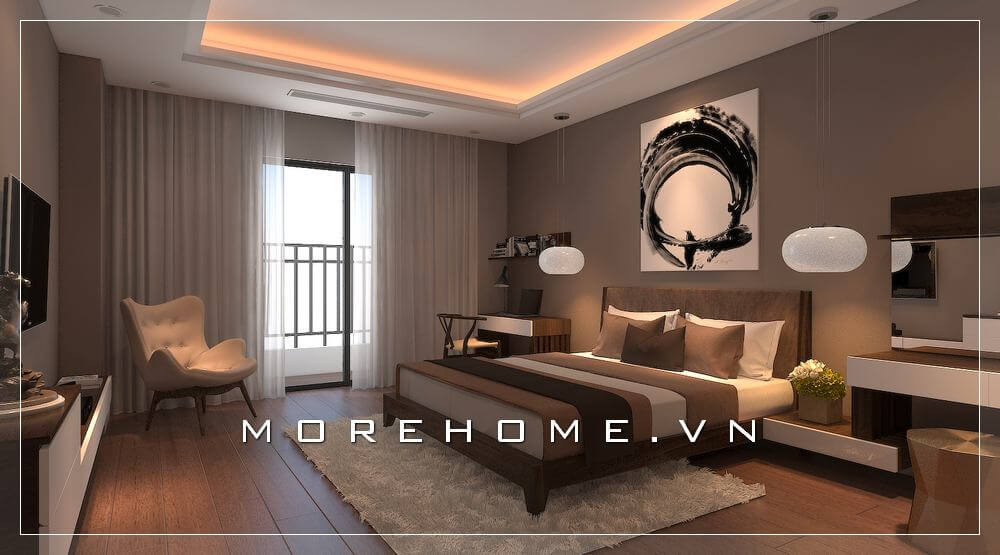 Giường ngủ chung cư hiện đại Giường ngủ chung cư hiện đại