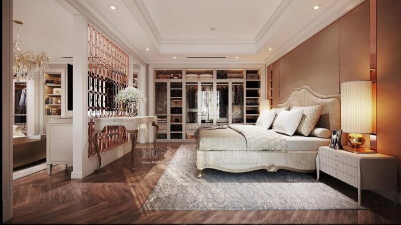 Thiết kế nội thất phòng ngủ master phong cách đương đại đẹp, sang trọng cho biệt thự, nhà phố, chung cư cao cấp. Thiết kế phòng ngủ nhà phố