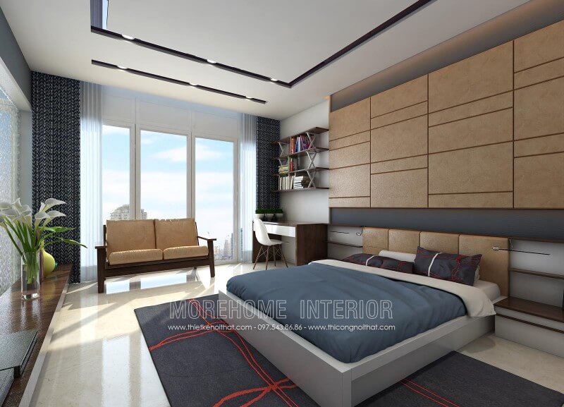 Giường ngủ chung cư hiện đại Giường ngủ chung cư hiện đại